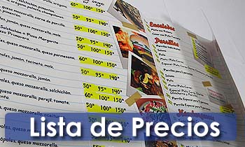 lista de precios